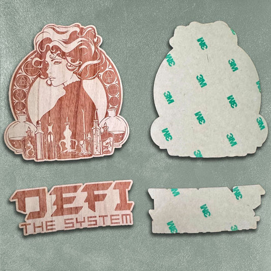 Custom Burned Wooden Stickers (USA Made) - Alchemy Merch - Make your own custom Burned Wooden Stickers (USA Made)