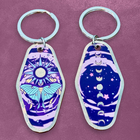 Custom Metal Motel UV Keychains - Alchemy Merch - Make your own custom Metal Motel UV Keychains - custom merchandise